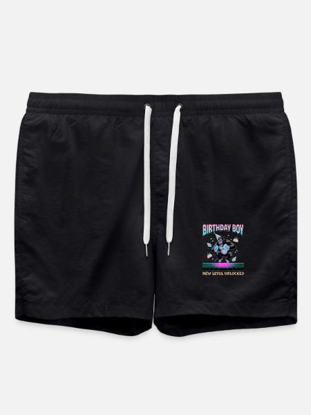 Birthday Gamer VR - Badeshorts - Schwarz