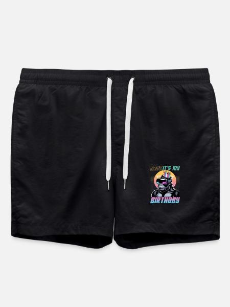 Birthday Gamer VR - Swim Trunks - black