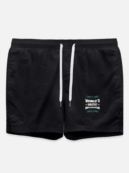 World's Best Influencer - Swim Trunks - black