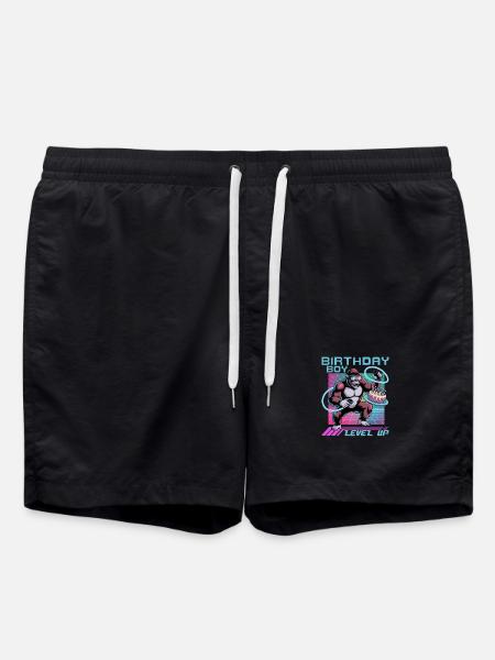 Birthday Gamer VR - Swim Trunks - black
