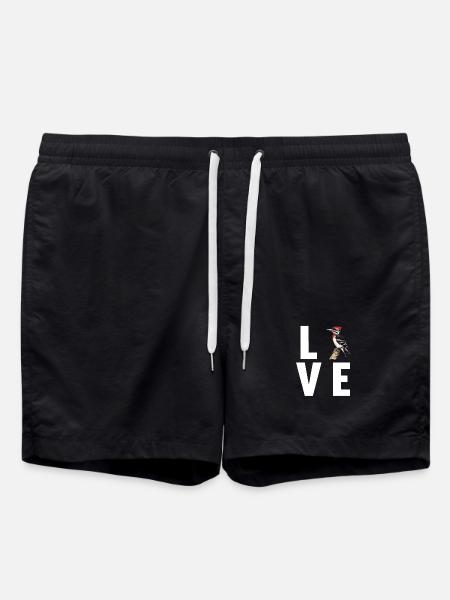 Spechte Specht - Badeshorts - Schwarz