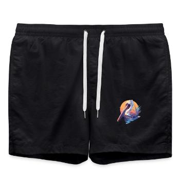 Pélicans Pélican - Short de bain - noir - Devant - AI Model Male 185 light (185cm)
