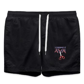 Chimie Chimiste Professeur de chimie - Short de bain - noir - Devant - AI Model Male 185 light (185cm)