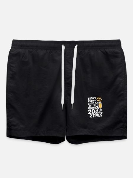 Skeleton Cheers 40e anniversaire - Short de bain - noir