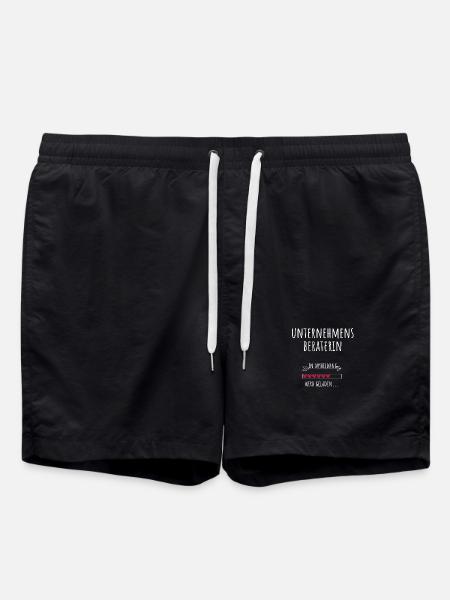 BWL Studentin Beruf Unternehmensberaterin - Badeshorts - Schwarz