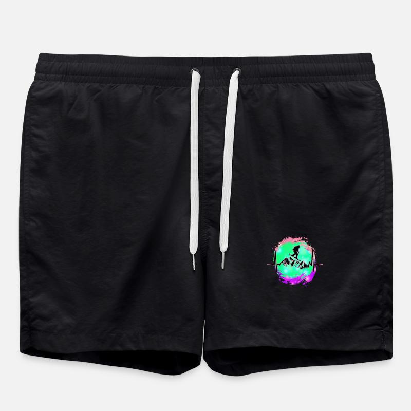 Snowboard - Swim Trunks - black