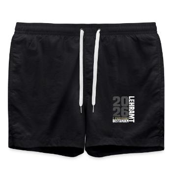 2ème Examen d’Etat en Enseignement - Short de bain - noir - Devant - AI Model Male 185 light (185cm)