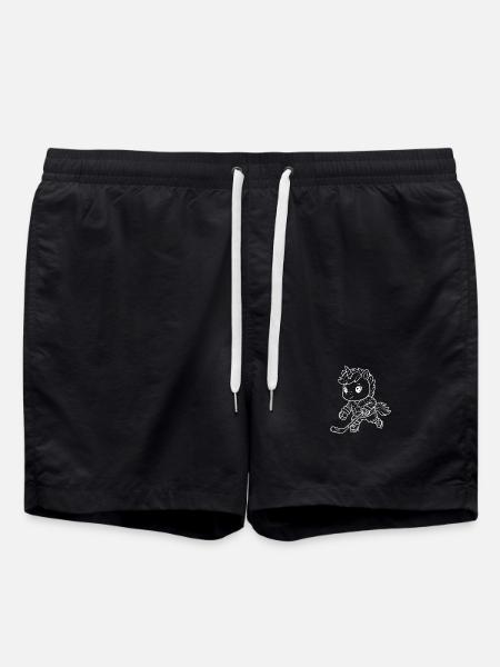 Unicorn Hockey Art - Swim Trunks - black