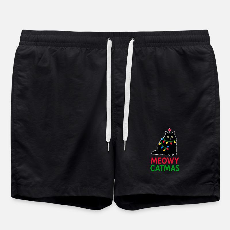Catmas miaou - Short de bain - noir