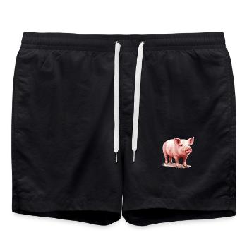 Cochon Cochon - Short de bain - noir - Devant - AI Model Male 185 light (185cm)