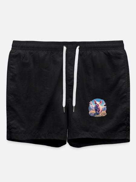 Pig Pig - Swim Trunks - black