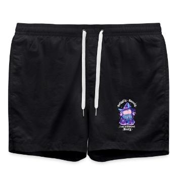 Wizard Booty Butttober - Swim Trunks - black - Front - AI Model Male 185 light (185cm)