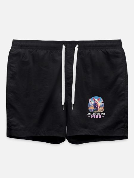 Pig Pig - Swim Trunks - black