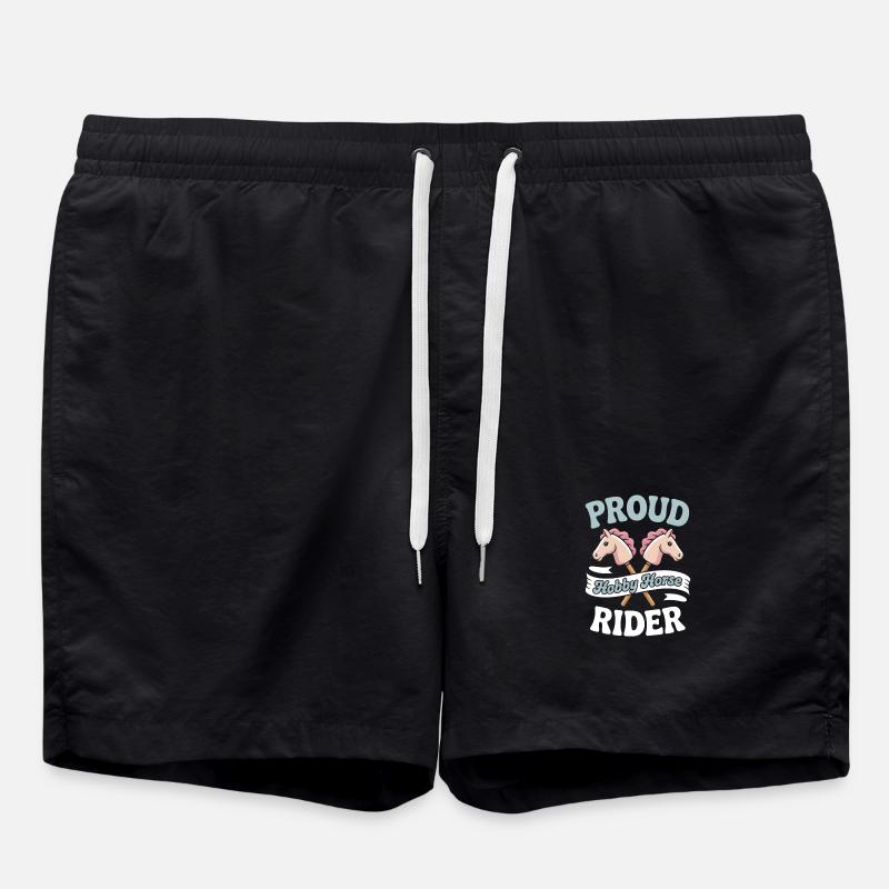 Hobby Horsing - Swim Trunks - black