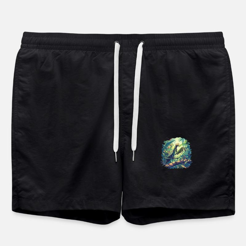 Praying mantises Praying mantis - Swim Trunks - black