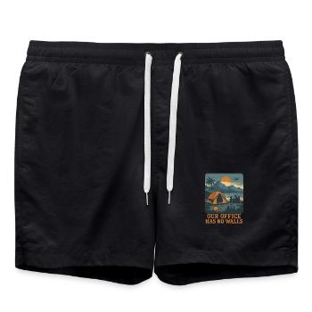 Numérique - Short de bain - noir - Devant - AI Model Male 185 light (185cm)