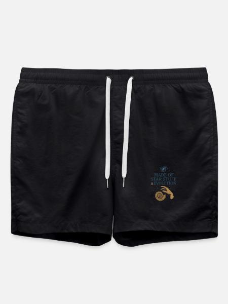 Charles Darwin Gift Natural - Swim Trunks - black