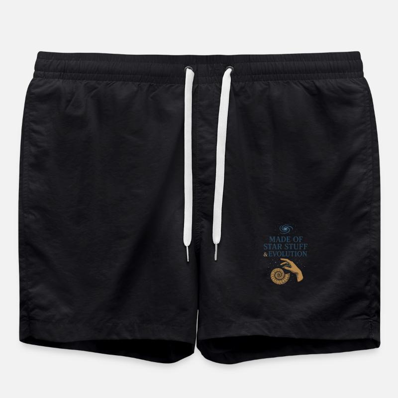 Charles Darwin Gift Natural - Swim Trunks - black