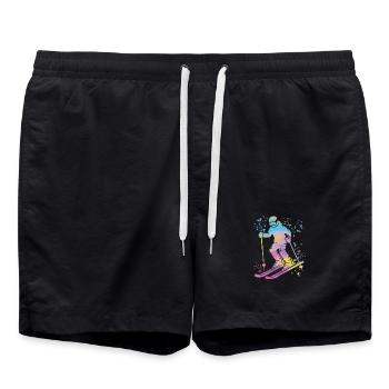 Ski alpin Sports d’hiver Ski nordique - Short de bain - noir - Devant - AI Model Male 185 light (185cm)