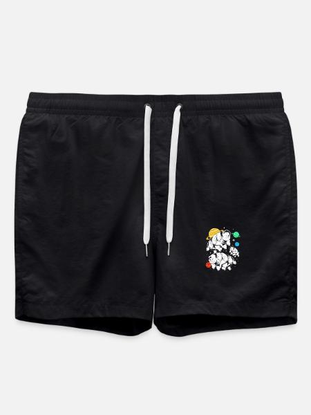 Tardigrade Tardigrade Tardigrade Water Bear - Swim Trunks - black