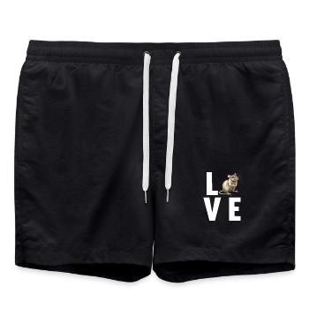 Rat Rat - Short de bain - noir - Devant - AI Model Male 185 light (185cm)