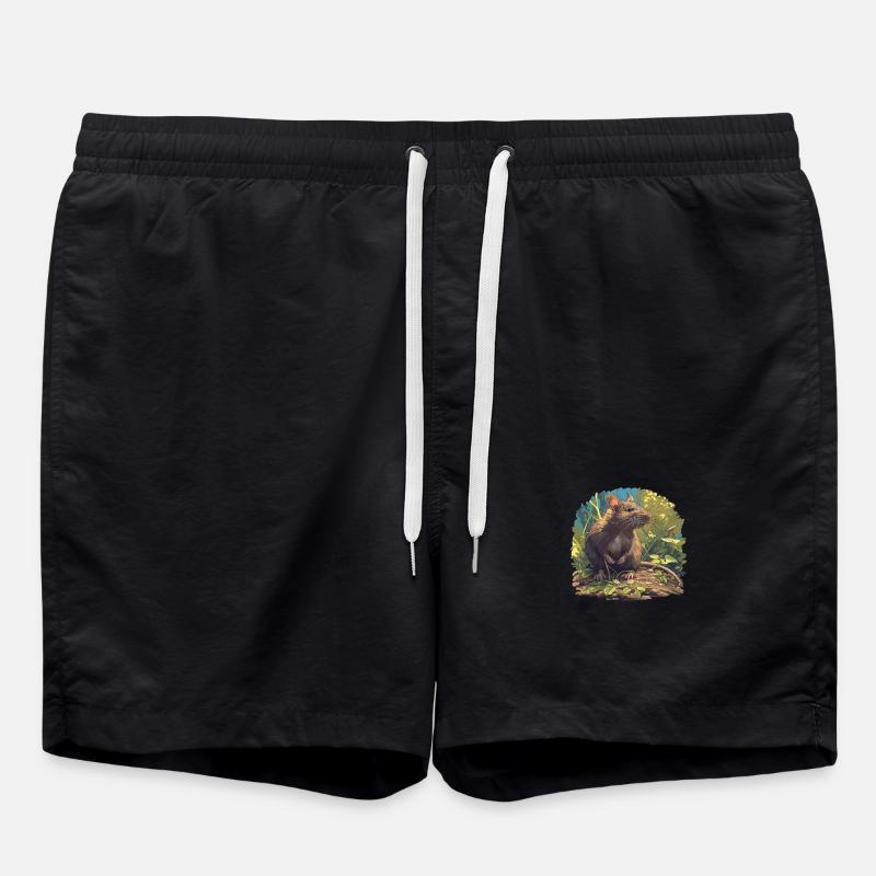 Rat Rat - Swim Trunks - black