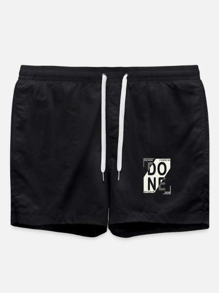 Done 2026 – Training completed design - Swim Trunks - black