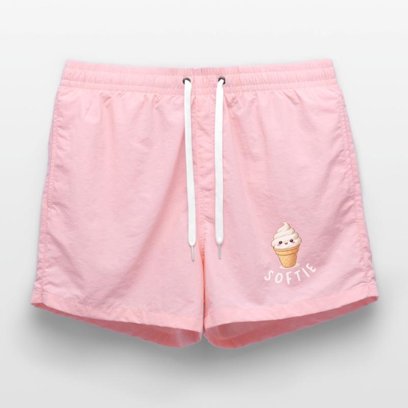 Softie. Softeis Liebe Eiscreme Statement Badeshorts