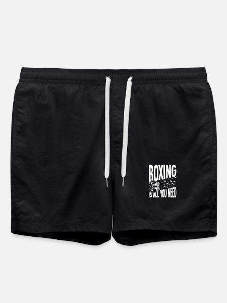 Boxing is all you need - Swim Trunks - black