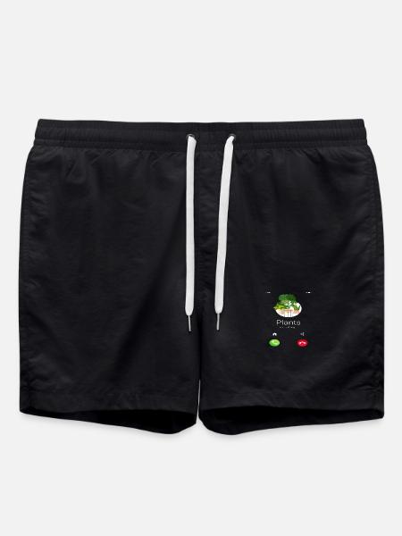 Plants Are Calling Plant Lover - Swim Trunks - black
