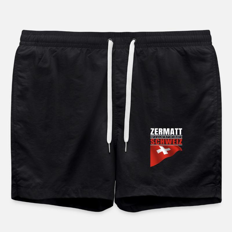 Zermatt - Swim Trunks - black