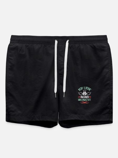J’adore mon Bullmastiff - Short de bain - noir