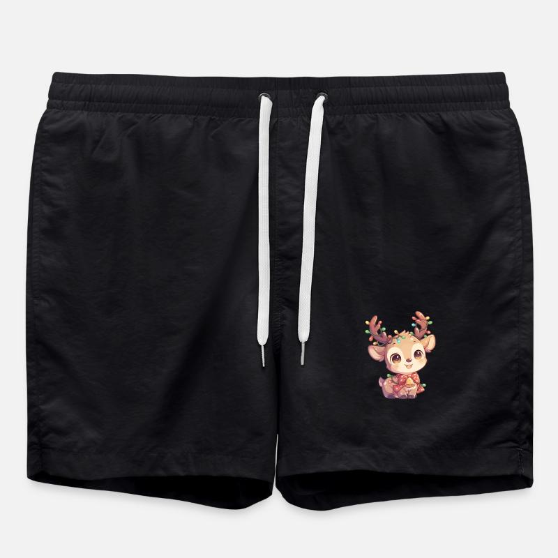 Reindeer Reindeer - Swim Trunks - black