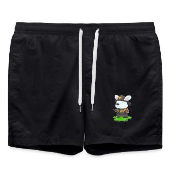 Pompiers Rabbit Extincteur Brigade - Short de bain - noir - Devant - AI Model Male 185 light (185cm)