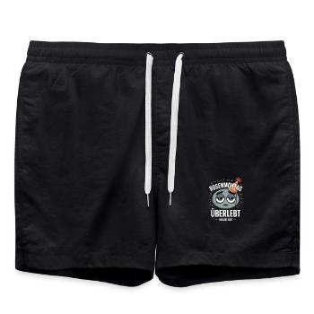 Le Lundi Grassolé survit à l’édition 2026 du Carnaval - Short de bain - noir - Devant - AI Model Male 185 light (185cm)