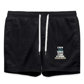 Cadeau de navigation pour le travail de matelot en mer - Short de bain - noir - Devant - AI Model Male 185 light (185cm)