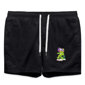 Plongée en plongée en apnée pour plongeurs de grenouille - Short de bain - noir - Devant - AI Model Male 185 light (185cm)