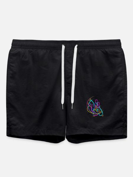 Judo Martial Arts - Swim Trunks - black