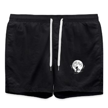 Bigfoot Mountainbiking - Badeshorts - Schwarz - Vorne - AI Model Male 185 light (185cm)