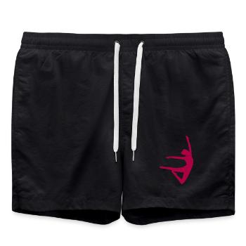 Danse - Short de bain - noir - Devant - AI Model Male 185 light (185cm)