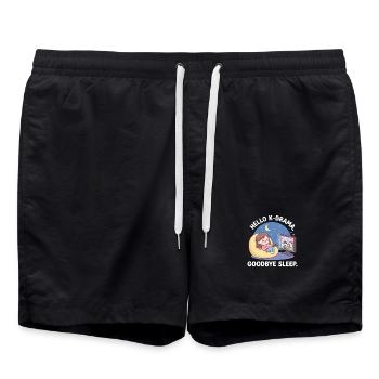 Drame coréen K-Drama Lover Kdrama - Short de bain - noir - Devant - AI Model Male 185 light (185cm)