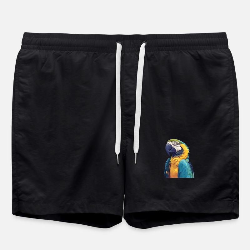 Macaw's Era - Swim Trunks - black