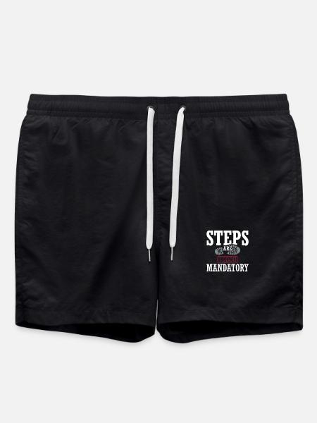 Schnittsaison Bei Reduziertem Kaloriendefizit - Badeshorts - Schwarz