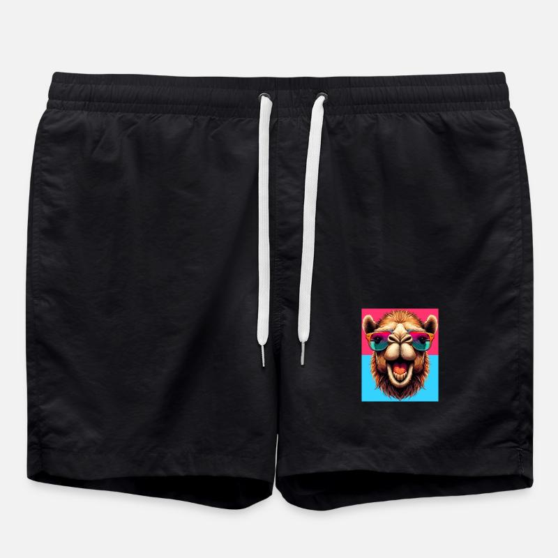 camel - Swim Trunks - black
