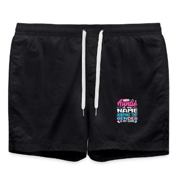 Tante Gardienne du Sexe Révélation - Short de bain - noir - Devant - AI Model Male 185 light (185cm)
