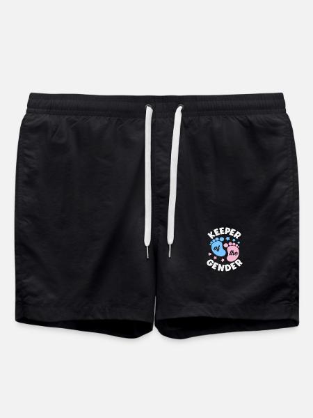 Guardian of Gender Footprints Reveal - Swim Trunks - black