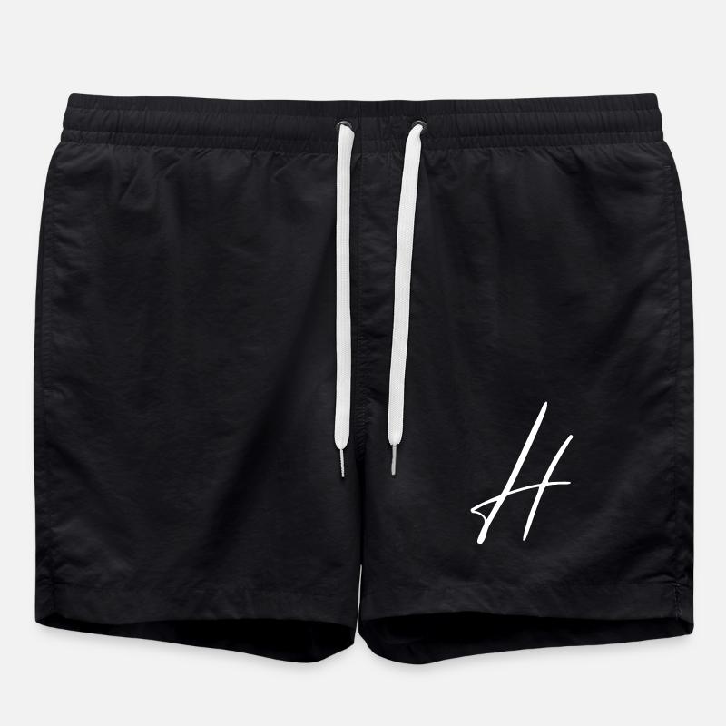 H - Badeshorts - Schwarz