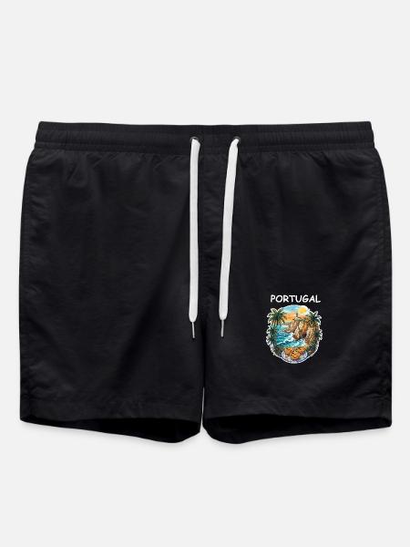 Portugal Cliffs - Swim Trunks - black