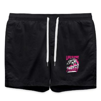 UTV Fille tout-terrain Femme 4 roues côte à côte - Short de bain - noir - Devant - AI Model Male 185 light (185cm)