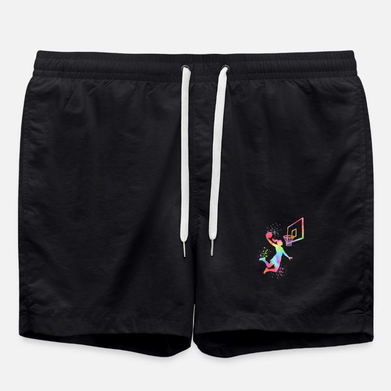 Basket-ball féminin - Short de bain - noir